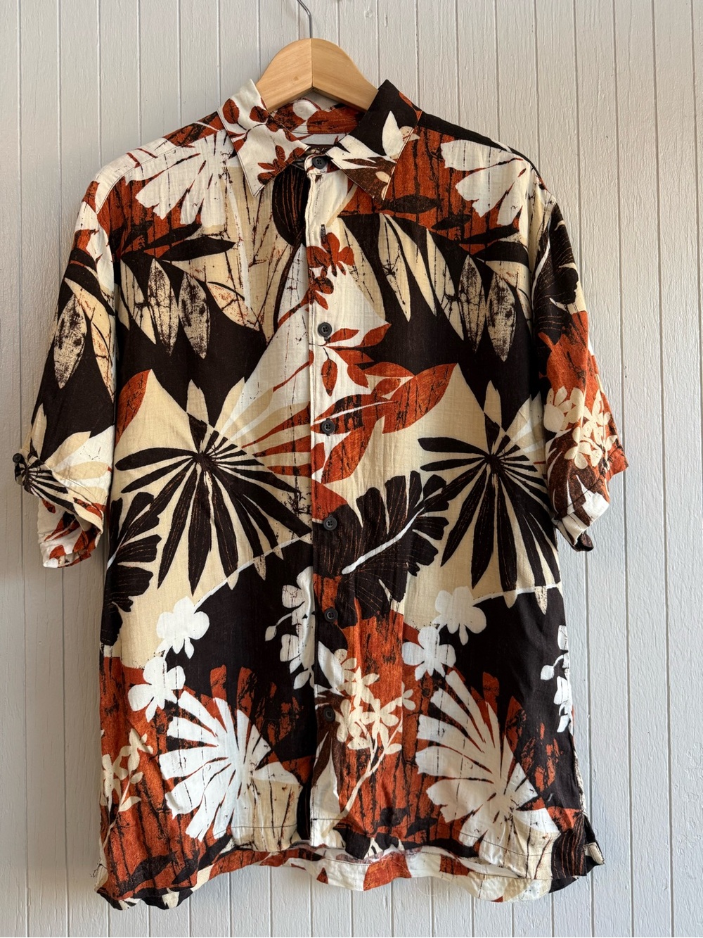Cubavera Men’s Hawaiian Shirt - 100% viscose